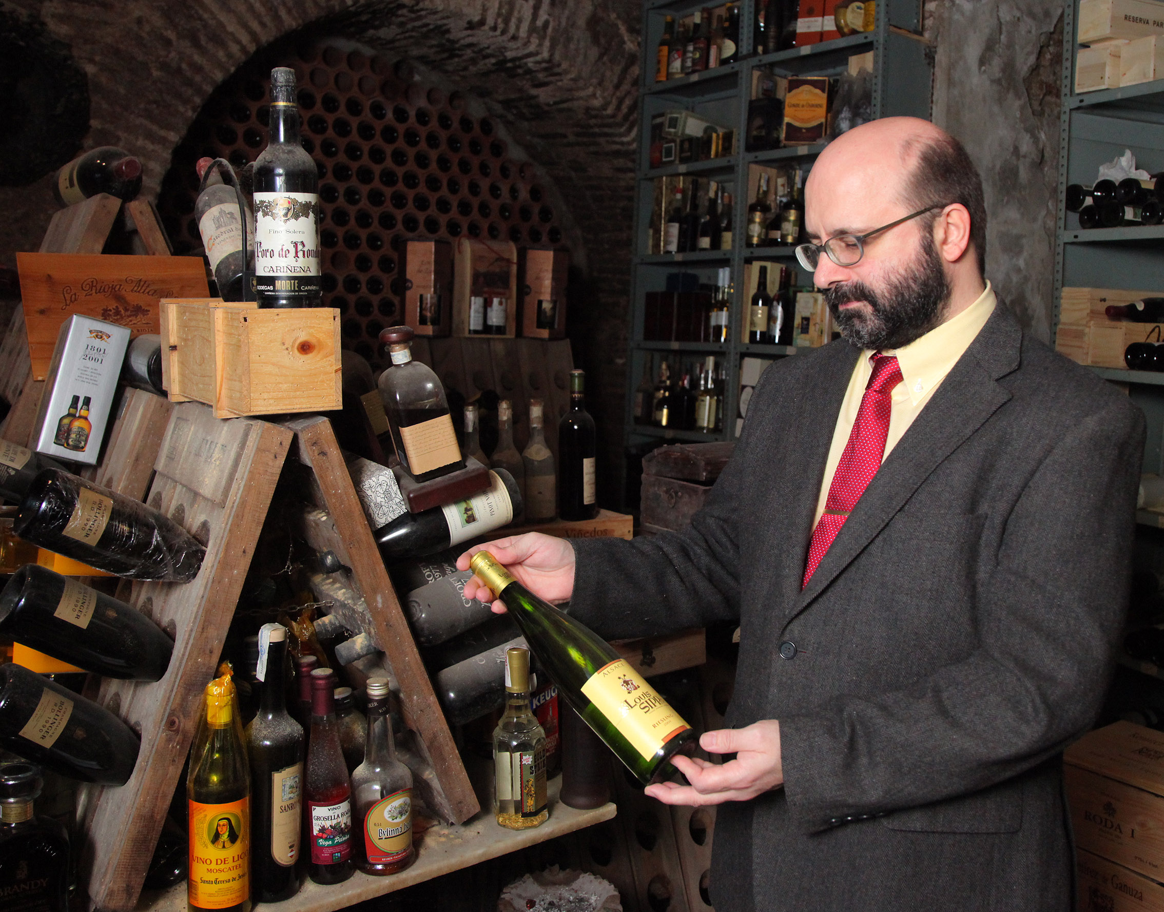 Pepe Puyuelo, presidente de la Asociación de Sumilleres de Aragón